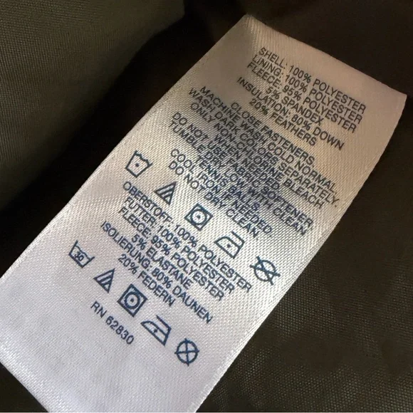 Lands' End Floral Down Filled Puffer Vest size Small 6/8 - Picture 6 of 7